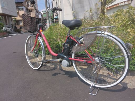 パナソニック　２６インチの電動自転車です。　前後タイヤ新品交換済みです。
