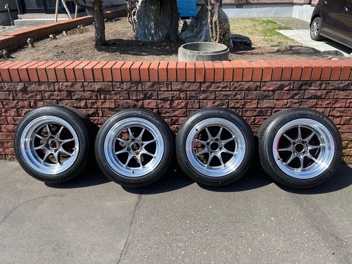 【売約済み??‍♂️】アルミホイール 15インチ 8J +20 PCD100  タイヤ付き