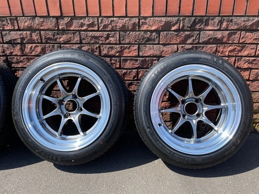 【売約済み??‍♂️】アルミホイール 15インチ 8J +20 PCD100  タイヤ付き