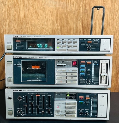 Onkyo PA-330/PT-330/PC330 セット 通電確認済み 希少レア ビンテージ品 オーディオ機器