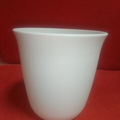 ダイソー 植木鉢 白色