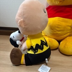 ぬいぐるみ 3点 スヌーピー チャーリーブラウン くまのプーさんの画像