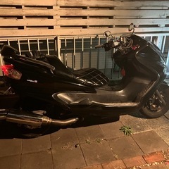 【商談中】SG03J マジェスティ250 バッテリー上がり中　現状車の画像