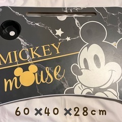折りたたみ テーブル ディズニー 机 タブレット置き付 キャラクターミッキーマウス ミッキーフレンズ 子供 キッズ 机 ミニテーブル 60×40×28cm の画像