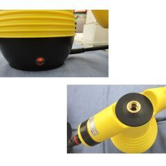 スチームジェットクリーナー VS-YQ3840 ベルソス ボイラー式 高温スチーム イエロー 西岡店の画像