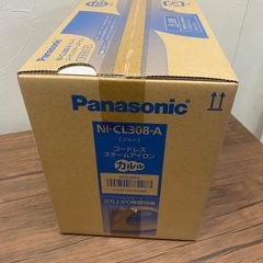 商談中　◎ 新品未開封　Panasonic パナソニック　コードレススチームアイロン NI-CL308の画像