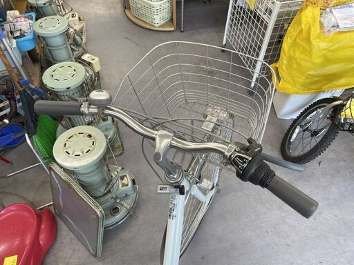 27インチ ６段変速自転車 鍵 ハンドルロック LEDライト ママチャリ 札幌市手稲区