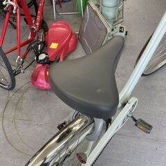 27インチ ６段変速自転車 鍵 ハンドルロック LEDライト ママチャリ 札幌市手稲区の画像