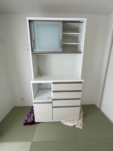 ニトリ キッチン 棚 カップボード 取りに来てくれる方5000円引き