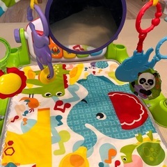 Fisher price あんよでキック　ベビージム　メリーの画像