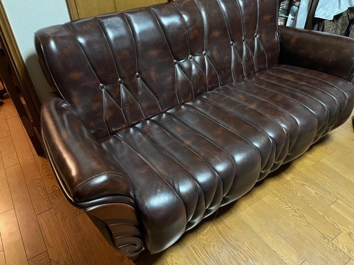 再投稿】レトロソファーセット