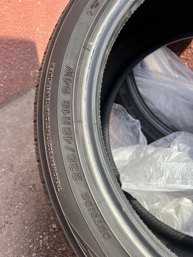 235/45R18 中古4本ヨコハマ