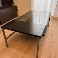 ★受け取り者決定済　センターテーブル（ガラス製）