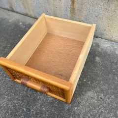 オシャレ収納棚 引き出し式収納ボックスの画像
