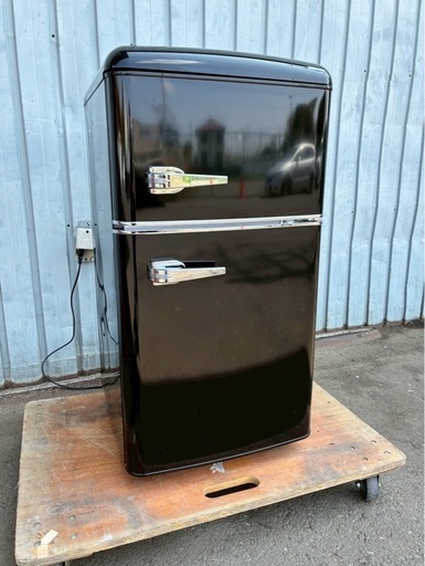 【美品】2ドア冷蔵庫 PRR-082D 2024年製 オシャレ家電♪◎