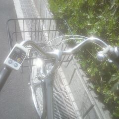 電動26インチ 税別￥36.182- 新基準パナソニックビビNX　アルミフレーム　8.9Ah 電動自転車　３ヶ月保証　シルバー412の画像