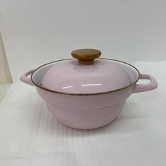 No.685中古品富士ホーロー　24両手鍋