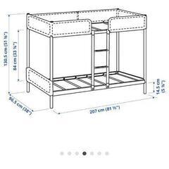 IKEA2段ベッドフレーム　TUFFINGの画像