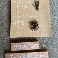 フェンス・板塀キット90×100杭釘付の画像