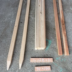 フェンス・板塀キット90×100杭釘付