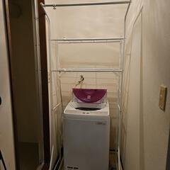 洗濯機の上の棚(パイプ)