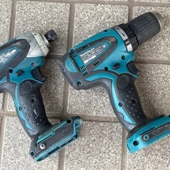 マキタの電動インパクト＆ドリルの画像