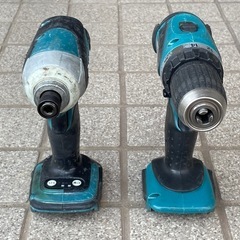 マキタの電動インパクト＆ドリルの画像
