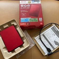 ポータブルハードディスク　BUFFALO　1.0TB