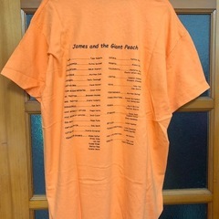 ★オレンジの プリント Tシャツ  JAMES GIANT PEACH 新品未使用 ★ の画像