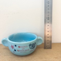 平成レトロ　エンジェルブルー ANGEL-BLUEナカムラクン スープカップ 皿 マグカップ　ピザーラ　ナカムラクン　の画像