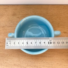 平成レトロ　エンジェルブルー ANGEL-BLUEナカムラクン スープカップ 皿 マグカップ　ピザーラ　ナカムラクン　の画像