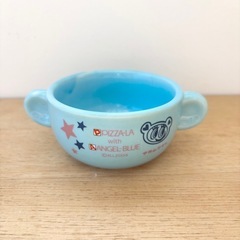 平成レトロ　エンジェルブルー ANGEL-BLUEナカムラクン スープカップ 皿 マグカップ　ピザーラ　ナカムラクン　の画像