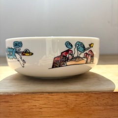 平成レトロ？昭和レトロ？ケロッグコンボ　チョコクリスピー　朝食シリアルボウル　皿の画像