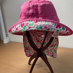 UVSKINZ ピンク バケットハット ハート柄の画像