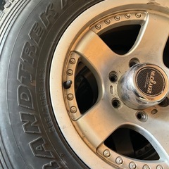 希少バリ山ランクルに履いていた265-70-16タイヤホイールセット