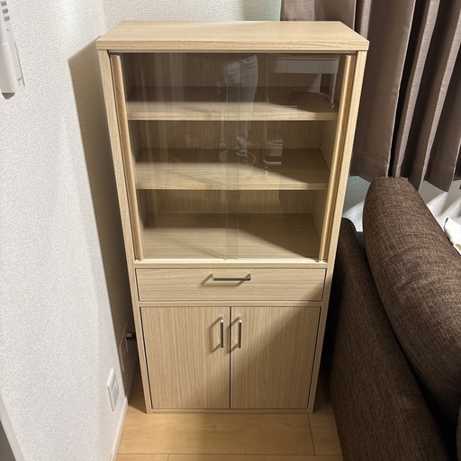 ☆ジモティ割あり☆ パモウナ レンジボード ダークブラウン H205.5×D50