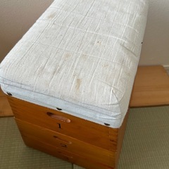 跳び箱　おもちゃ入れの画像