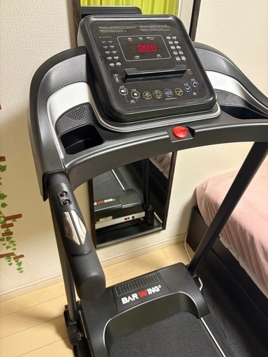 【引き取り限定】【東京都国分寺市】BARWING(バーウィング) ルームランナー ランニングマシン 時速1-16km  家庭用 折りた