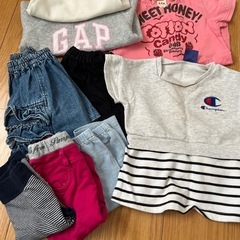 女の子80-90センチトップスボトムスまとめ売り
