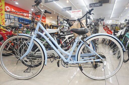 MOLLIS シティサイクル　シングルスピード 26インチ