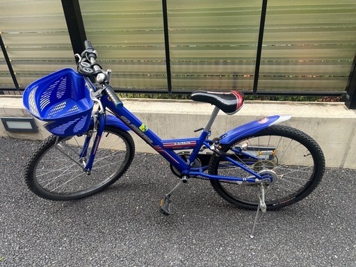 【取引中】24インチ　子供自転車　ブルー　