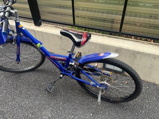 【取引中】24インチ　子供自転車　ブルー　