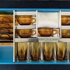 【4月19日まで】■ioy0911■グラスウェアセット　アデリア...