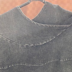 ☆ ドルマンパーカー ☆ 7分丈 Lサイズ ブラックの画像