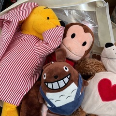 ぬいぐるみまとめ売りの画像