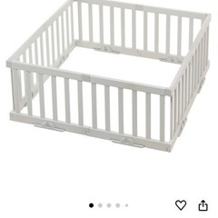 リッチェル パーテーションにも使えるベビーサークル 8枚セット×2, ドアパネル2枚　ライトグレーの画像