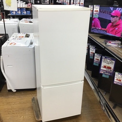 #D-34【ご来店頂ける方限定】AQUAの2ドア冷凍冷蔵庫です