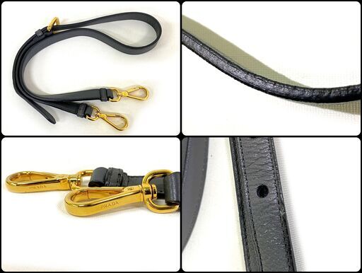PRADA ２WAY ショルダーバッグ BN1970 ナイロン レザー リボン グリーン 緑 ハンドバッグ ブランド 鞄 プラダ