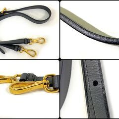 PRADA ２WAY ショルダーバッグ BN1970 ナイロン レザー リボン グリーン 緑 ハンドバッグ ブランド 鞄 プラダの画像