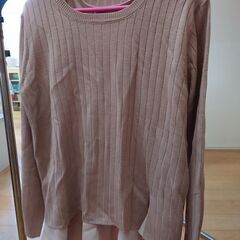 値下げ【新品未使用】　くすみピンクのプルオーバー